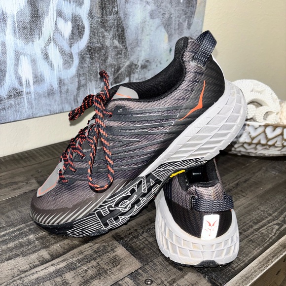 Hoka One One Speedgoat 4 trail running shoes Mens SZ 8 - Picture 7 of 14